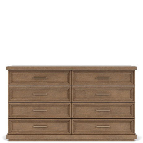 Riverside 73960 Cascade Casual Mink 8 Drawer Dresser
