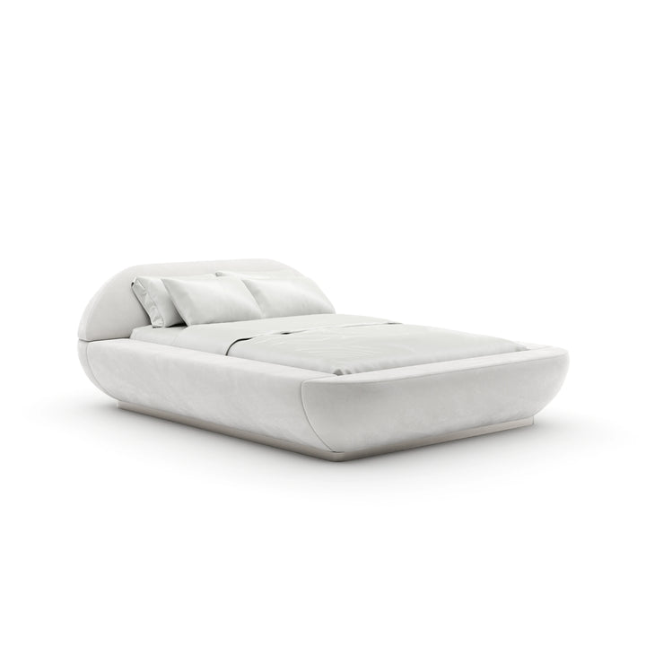 Caracole Furniture CLA-426-101 Jagger Queen Bed – Ivory