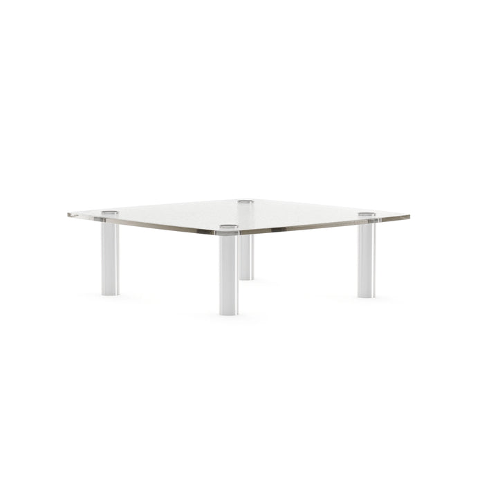 Caracole Furniture CLA-426-4020 Resurface Smoke Glass Cocktail Table