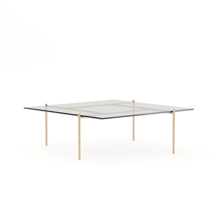 Caracole Furniture CLA-426-409 Pinwheel Clear Glass Cocktail Table