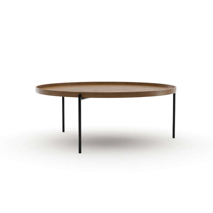 Caracole Furniture CLA-426-405 Demli Large Wood Cocktail Table