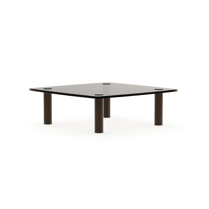 Caracole Furniture CLA-426-407 Resurface Bonze Glass Cocktail Table